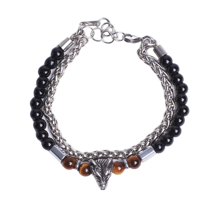 Divine Brown Beads Bracelet | Salty