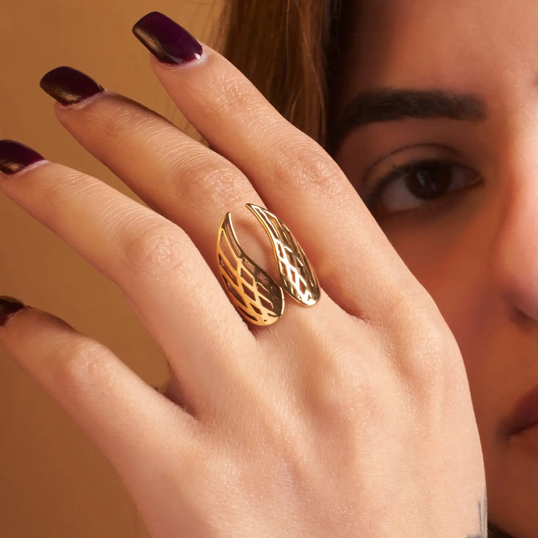 Divine Golden Ring - Salty Accessories