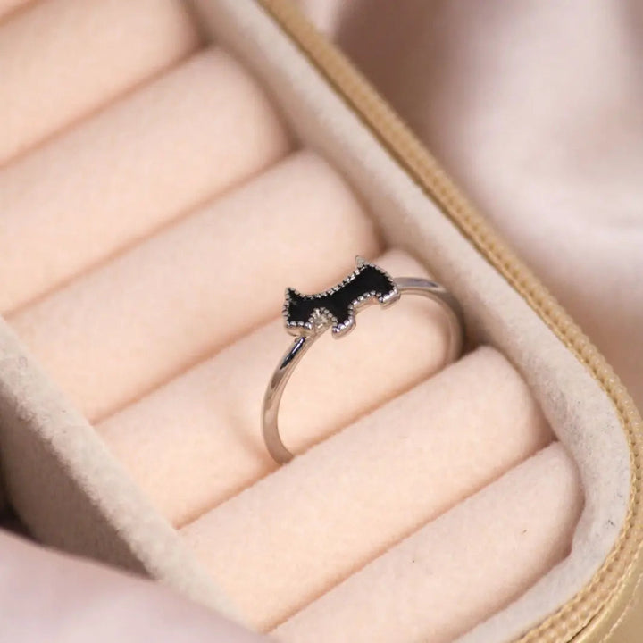 Dog Lover Silver Band - Salty Accessories