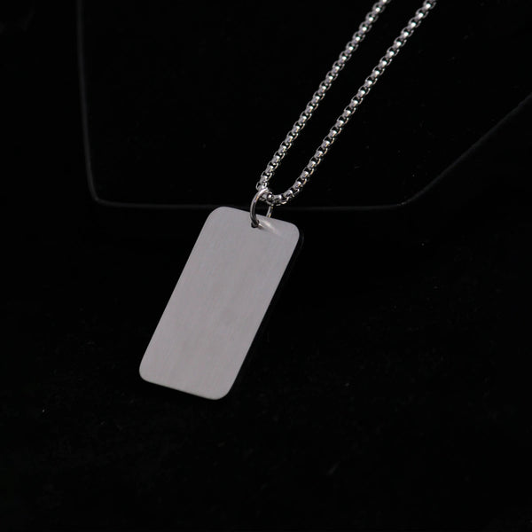 Dog Tag Stainless Steel Chain