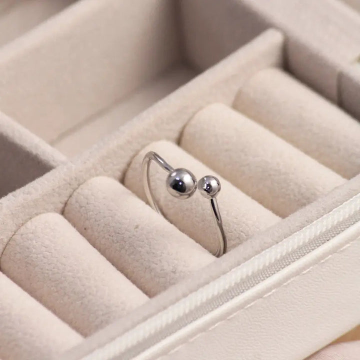 Double Dots Silver Band - Salty Accessories