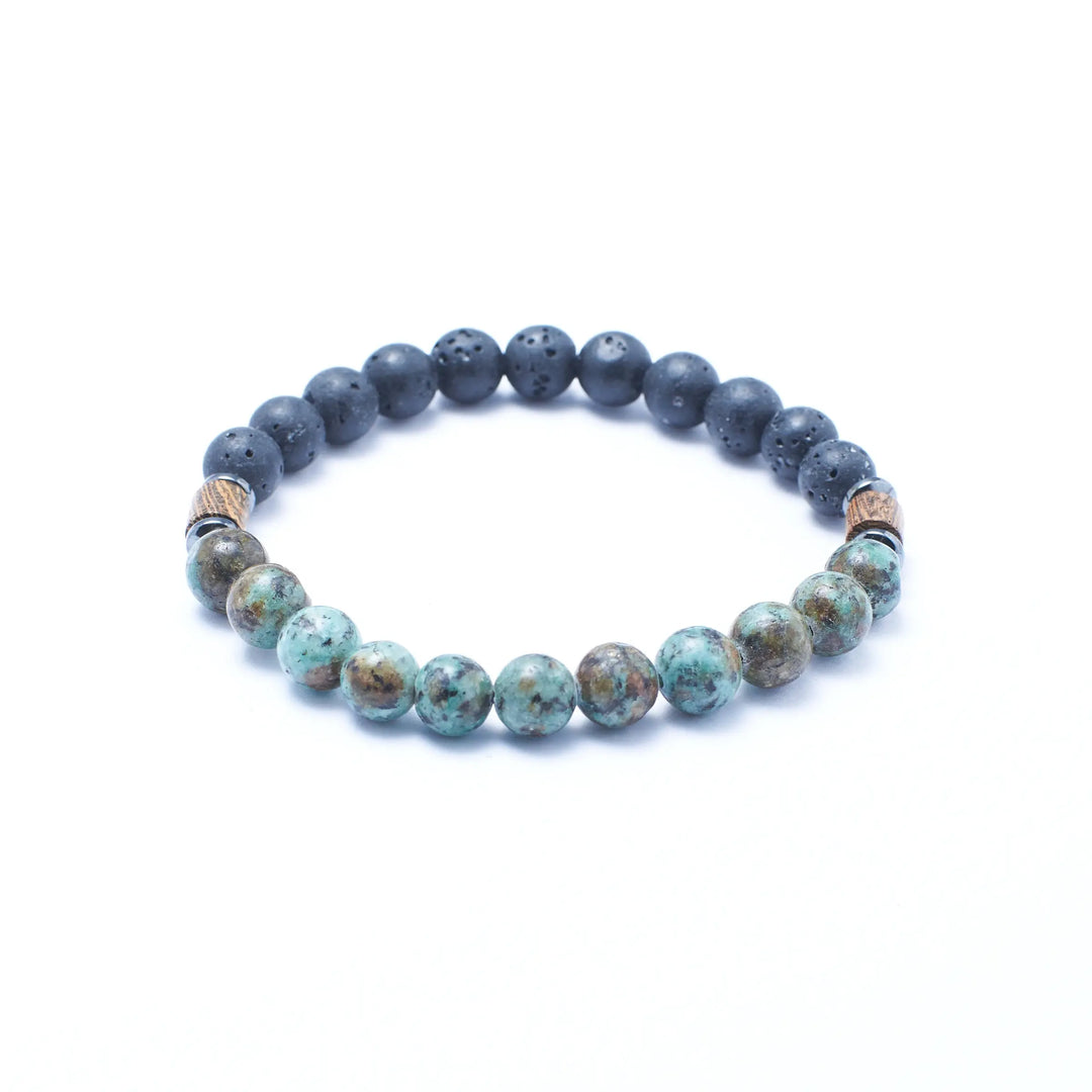 Dragon Blood Beaded Bracelet - Salty Accessories