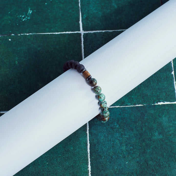 Dragon Blood Beaded Bracelet - Salty Accessories