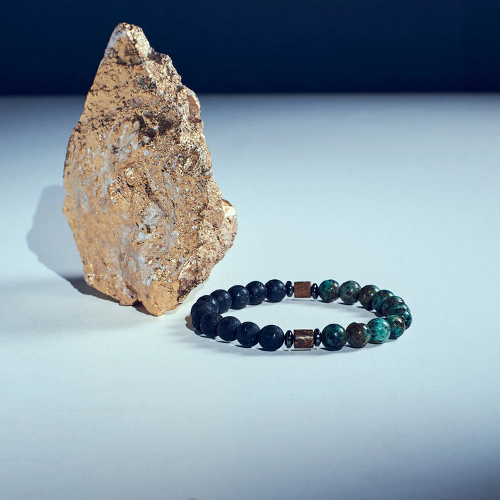Dragon Blood Beaded Bracelet - Salty Accessories
