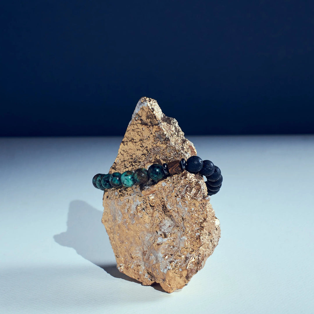 Dragon Blood Beaded Bracelet - Salty Accessories