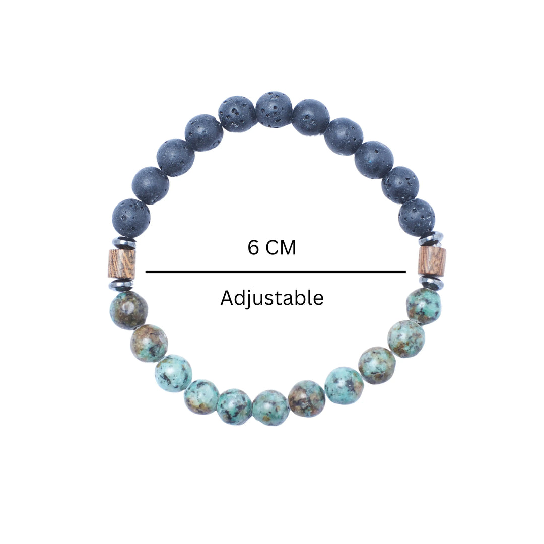 Dragon Blood Beaded Bracelet - Salty Accessories