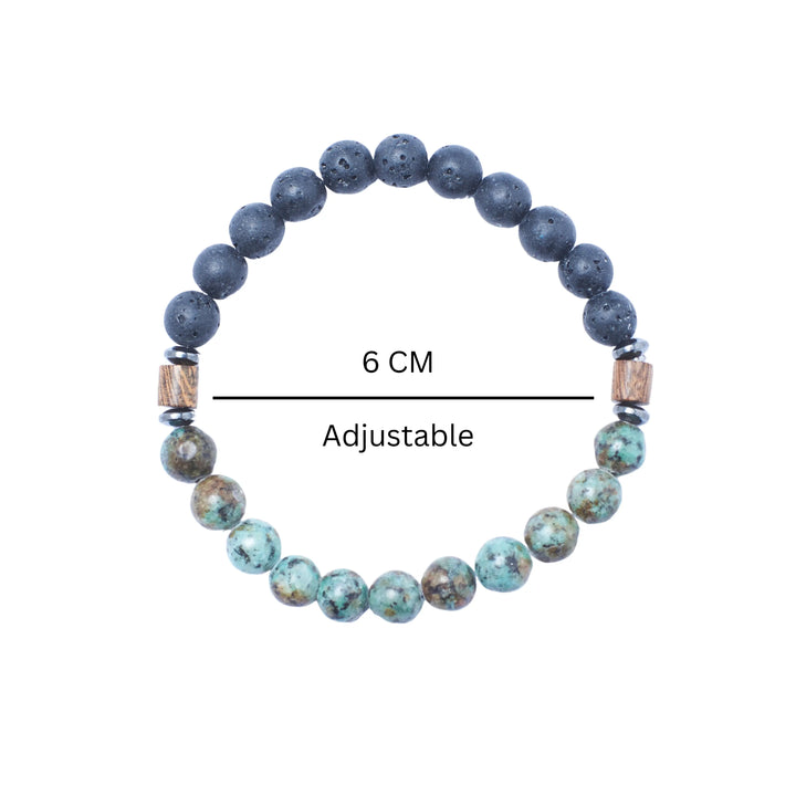 Dragon Blood Beaded Bracelet - Salty Accessories