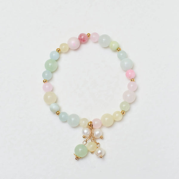 Dreamy Peach Natural Stone Band