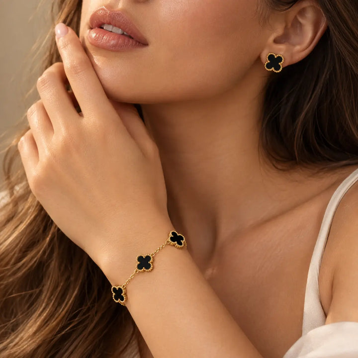 Drift Mark Bracelet And Earrings Set | Salty