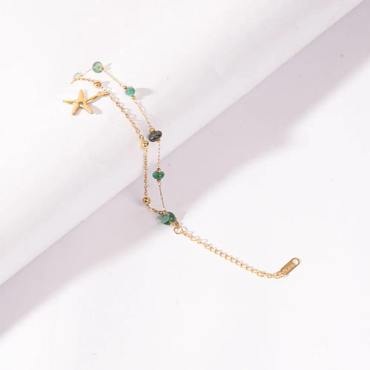 Dual Layer Ocean Aura Starfish Bracelet | Salty