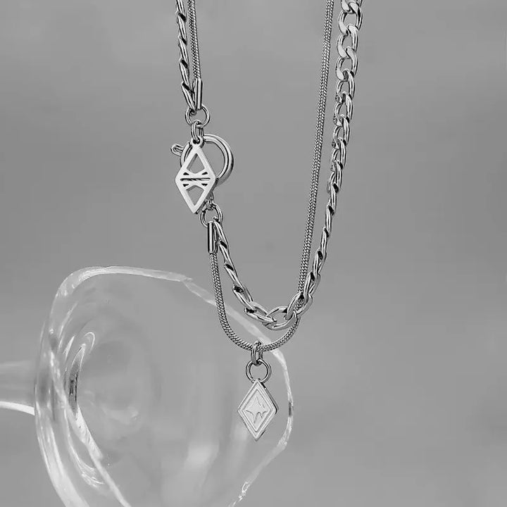 Dual Silver Stratum Chain - Salty Accessories