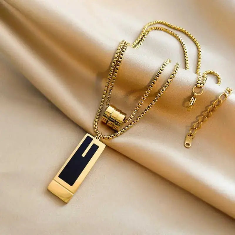 Dual-Strand Golden Fusion Chain - Salty Accessories