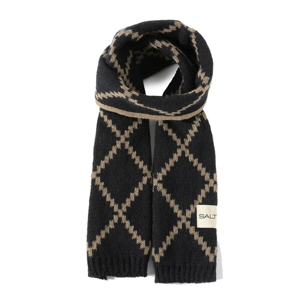 DualTone Chic Reversible Scarf - Black
