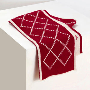 DualTone Dream Reversible Scarf for Him - Red | Salty