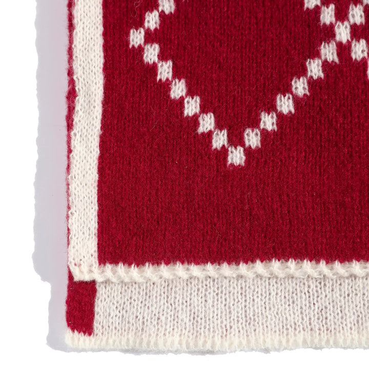 DualTone Dream Reversible Scarf for Him - Red | Salty