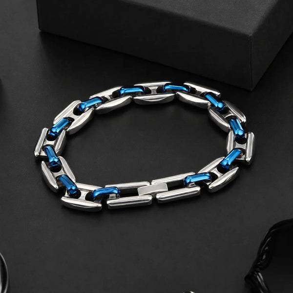 Duo Link Bracelet - Blue