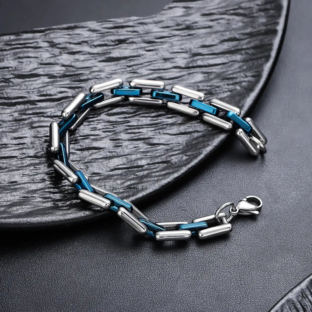 Duo Link Bracelet - Blue | Salty