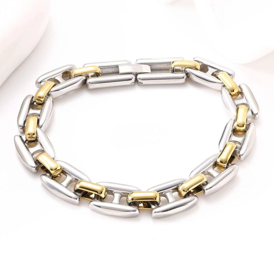 Duo Link Bracelet - Gold | Salty