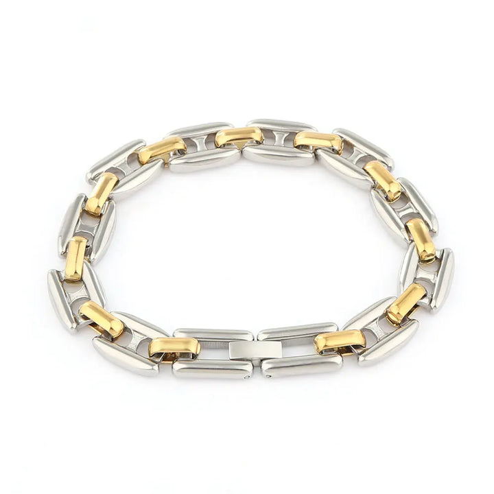 Duo Link Bracelet - Gold | Salty