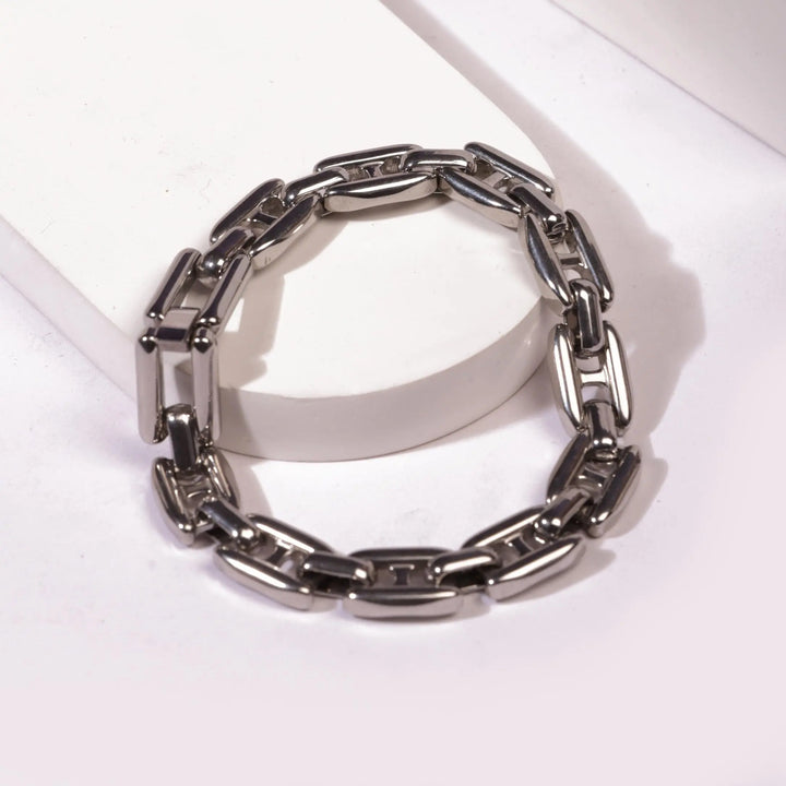 Duo Link Bracelet - Silver | Salty