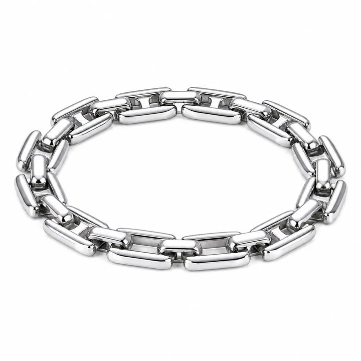 Duo Link Bracelet - Silver | Salty