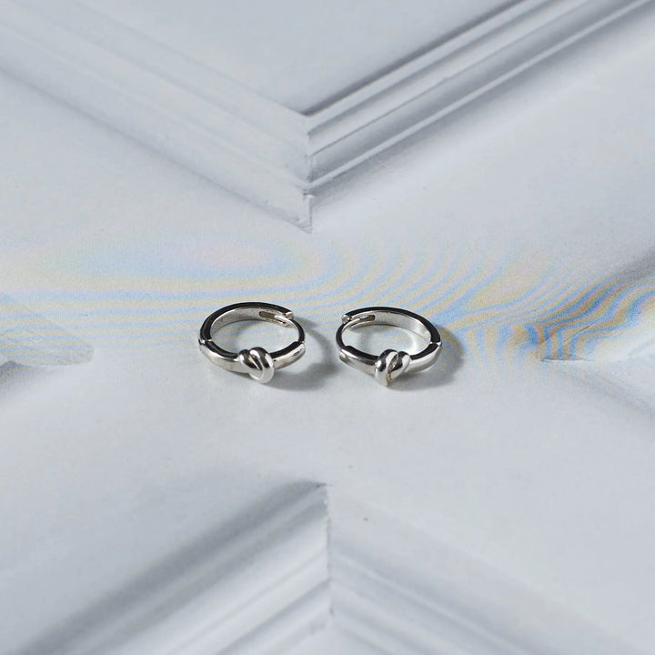 Dylan Twisted Silver Earrings - Salty Accessories