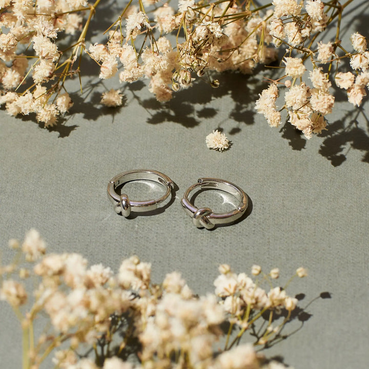 Dylan Twisted Silver Earrings - Salty Accessories