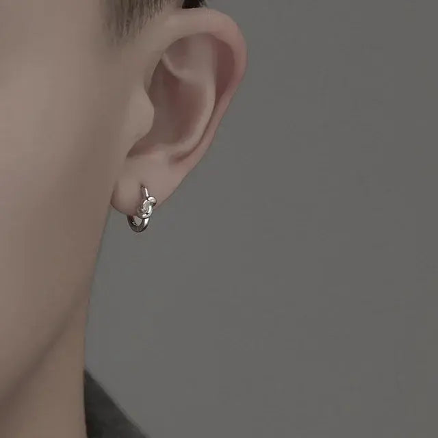 Dylan Twisted Silver Earrings - Salty Accessories