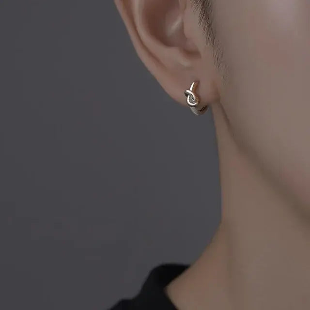 Dylan Twisted Silver Earrings - Salty Accessories