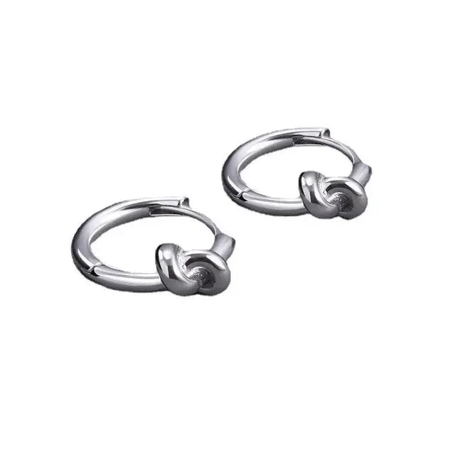 Dylan Twisted Silver Earrings - Salty Accessories