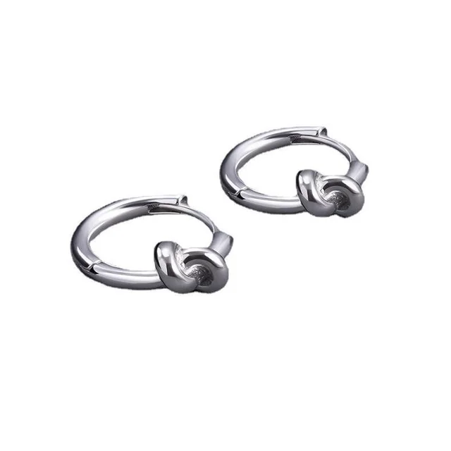 Dylan Twisted Silver Earrings Salty Alpha