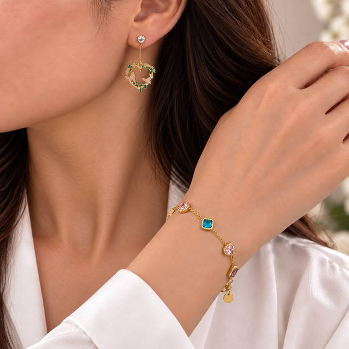 Magic Thing Earrings And Bracelet Set