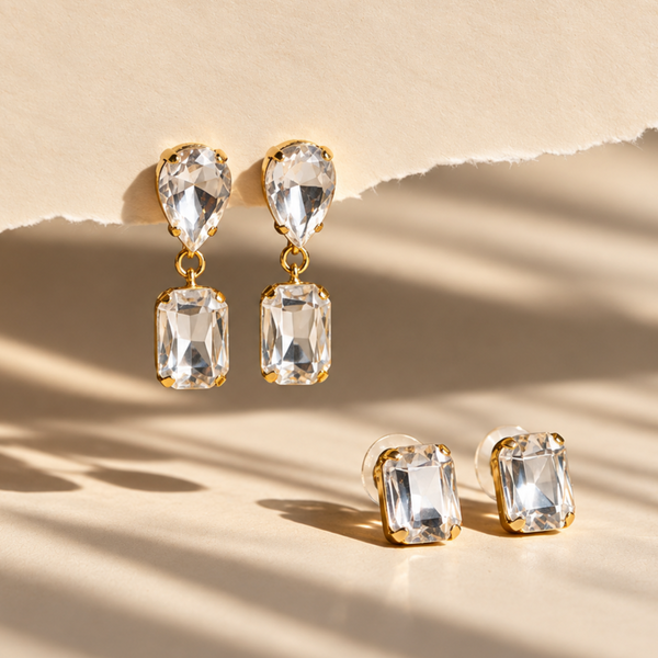 Royal Rendezvous Earring Set of 2 - White