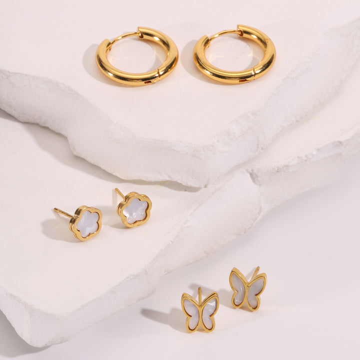 Flutter Bloom Earring Set of 3