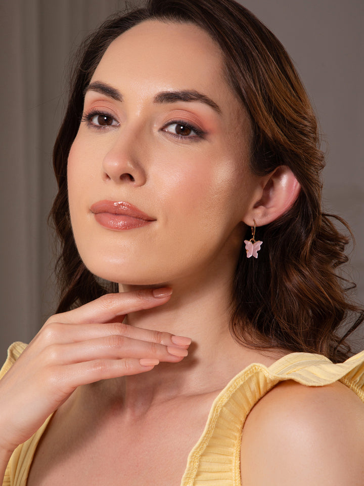 Set of 6 Butterfly Drop Earrings and Studs