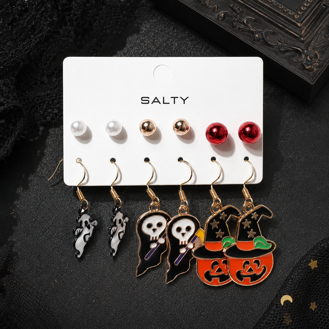 Set of 6 Beyond the Grave Earring Combo
