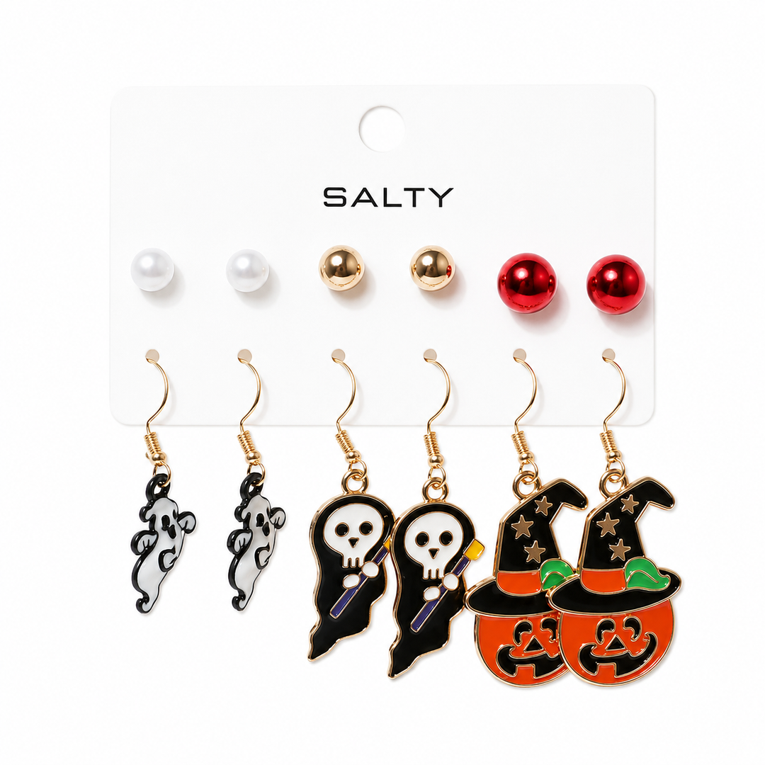 Set of 6 Beyond the Grave Earring Combo