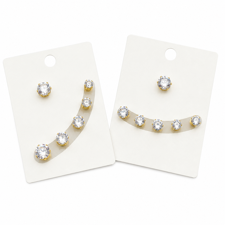 Crystal Arc Stud (Set Of 6)