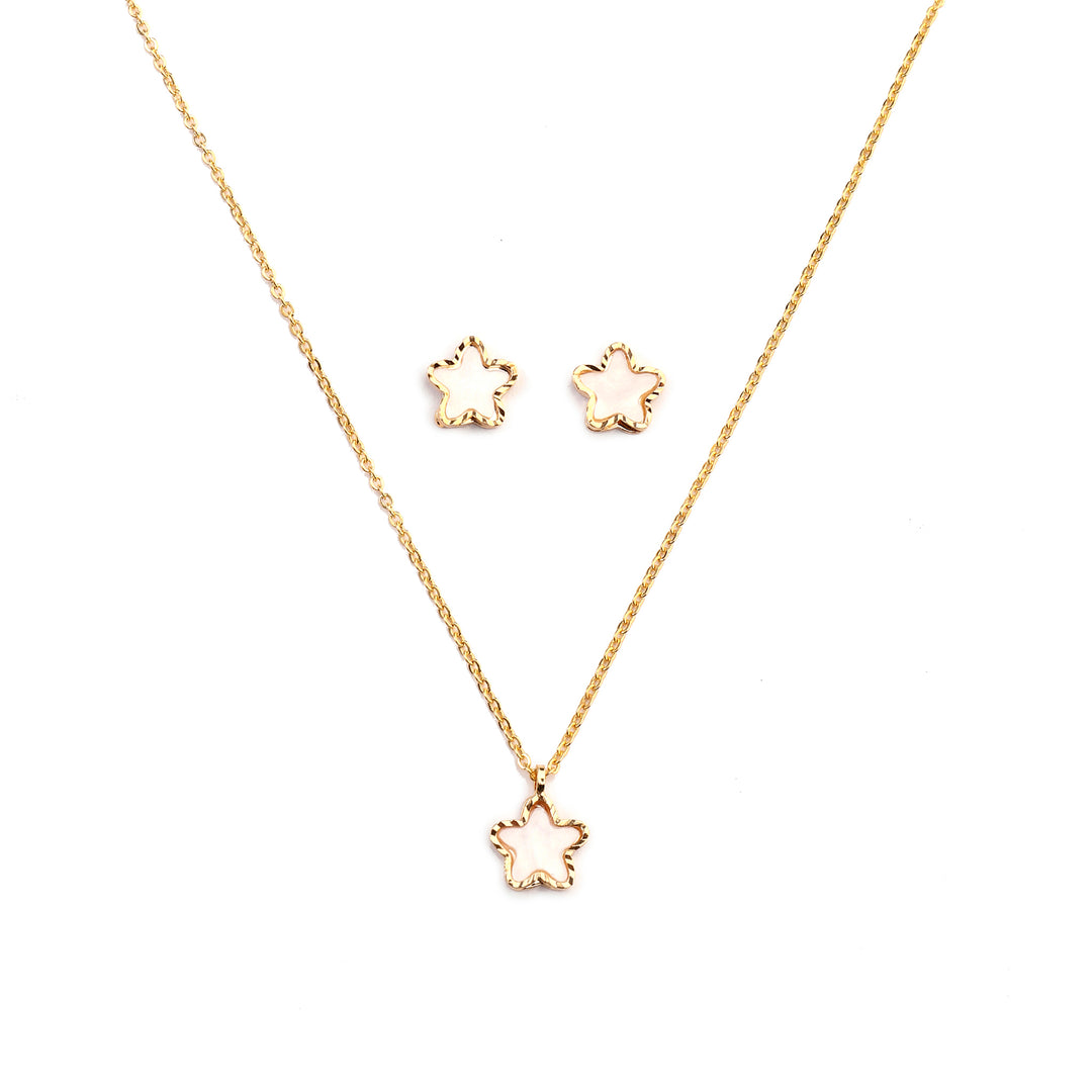 Stellar Radiance Necklace and Earrings Set