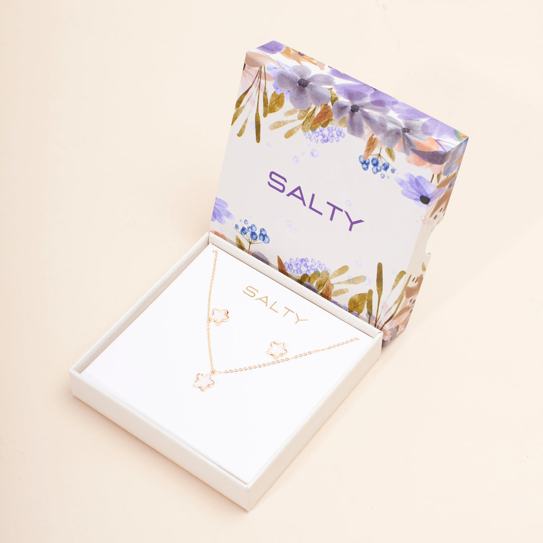 Stellar Radiance Necklace and Earrings Set