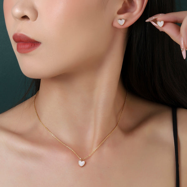 Dream Love Necklace and Earrings Set