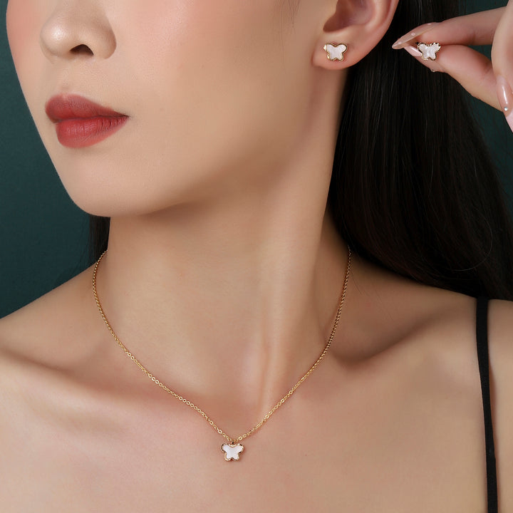 Dream Fly Necklace and Earrings Set