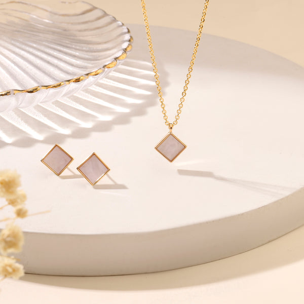 Dazzle Necklace and Earrings Set