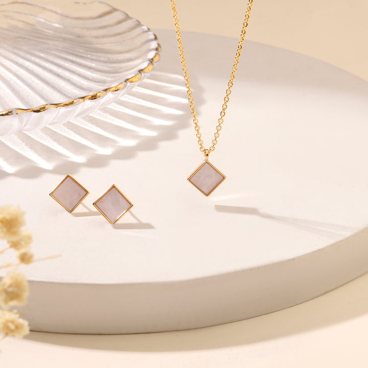 Dazzle Necklace and Earrings Set