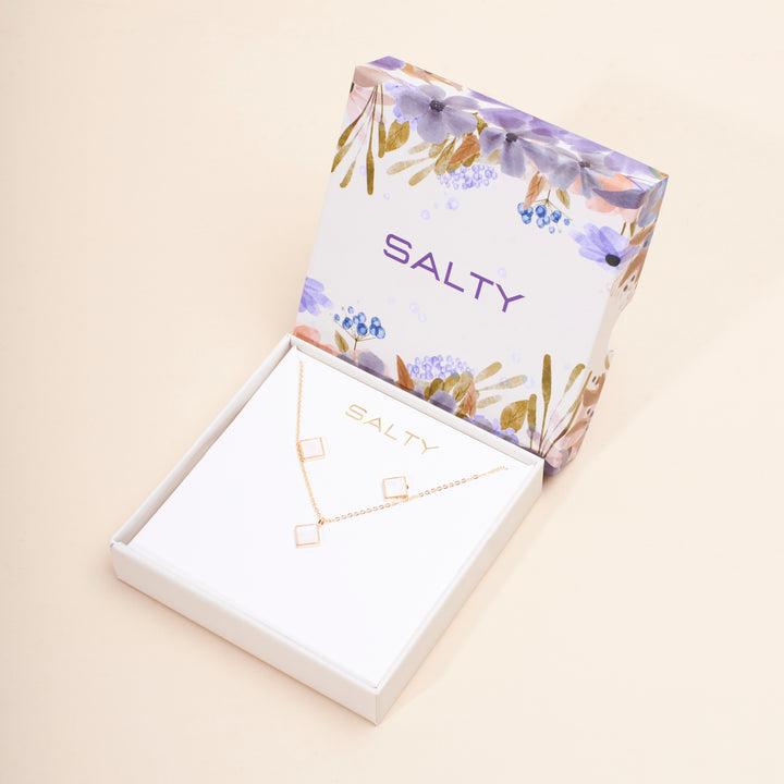 Dazzle Necklace and Earrings Set