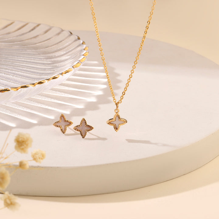 Starry Love Necklace and Earrings Set