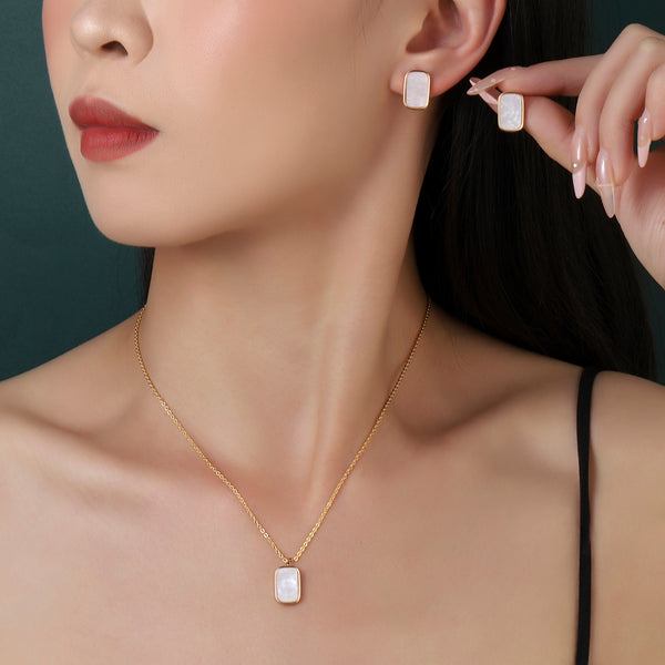 Celestial Diamond Necklace and Earrings Set