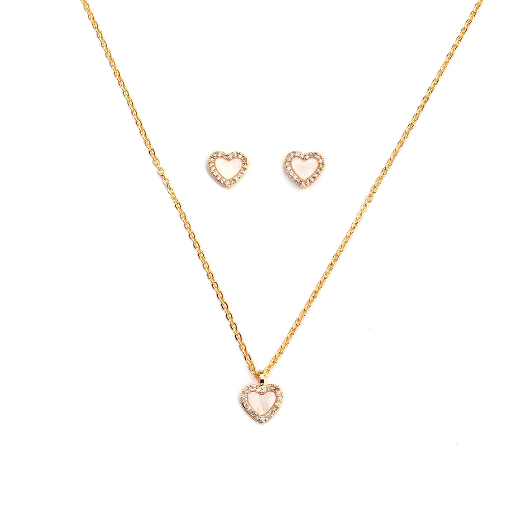 Heart's Desire Necklace and Earrings Set