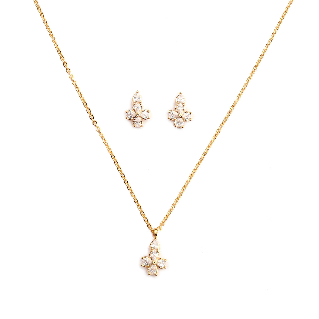 Petunia Grace Necklace and Earrings Set