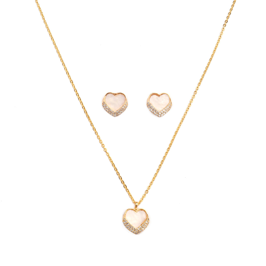Precious Love Necklace and Earrings Set